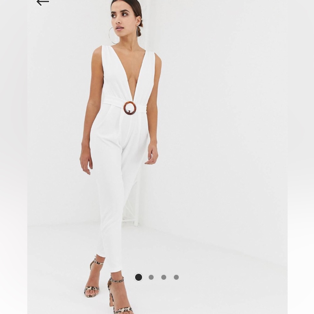 White Jumpsuit ASOS Design Great Condition